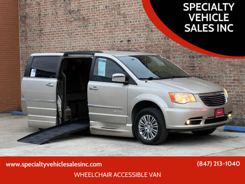 2016 Chrysler Town and Country for sale at SPECIALTY VEHICLE SALES INC in Skokie IL