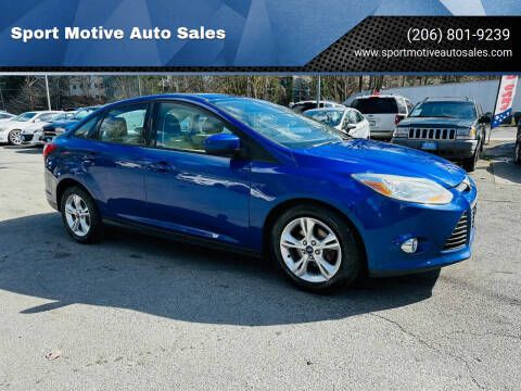 2012 Ford Focus for sale at Sport Motive Auto Sales in Seattle WA