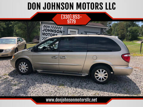 2003 Chrysler Town and Country for sale at DON JOHNSON MOTORS LLC in Lisbon OH