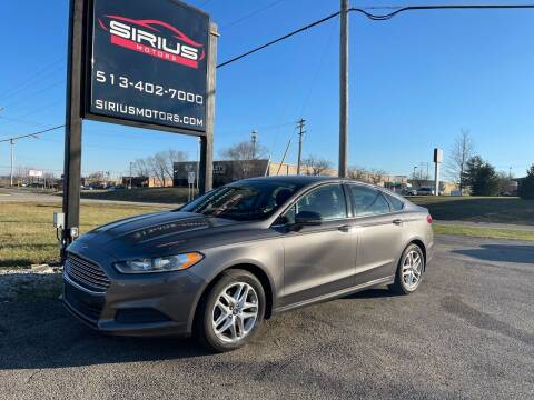 2013 Ford Fusion for sale at SIRIUS MOTORS INC in Monroe OH