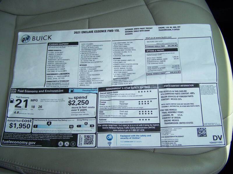 2021 Buick Enclave Essence