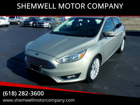 2016 Ford Focus for sale at SHEMWELL MOTOR COMPANY in Red Bud IL