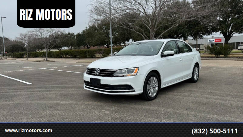 2016 Volkswagen Jetta for sale at RIZ MOTORS in Stafford TX