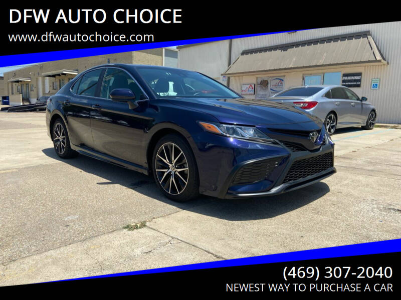 2021 Toyota Camry for sale at DFW AUTO CHOICE in Dallas TX