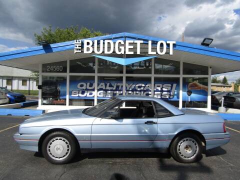1989 Cadillac Allante for sale at THE BUDGET LOT in Detroit MI