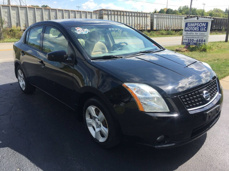 2008 Nissan Sentra for sale at SIMPSON MOTORS in Youngstown OH