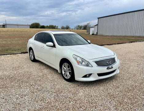 2013 Infiniti G37 Sedan for sale at Waco Autos in Lorena TX