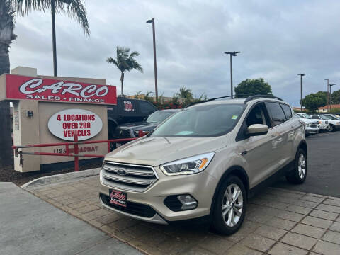 2018 Ford Escape for sale at CARCO SALES & FINANCE in Chula Vista CA