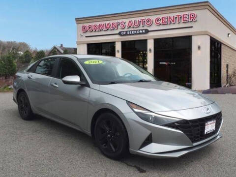 2021 Hyundai Elantra for sale at DORMANS AUTO CENTER OF SEEKONK in Seekonk MA