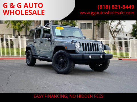 Jeep Wrangler Unlimited For Sale in North Hollywood, CA - G & G AUTO  WHOLESALE