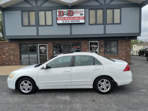 2007 Honda Accord for sale at D & D Motors Ltd in Belleville IL