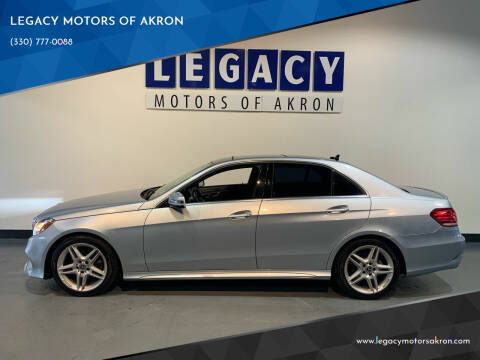 2014 Mercedes-Benz E-Class for sale at LEGACY MOTORS OF AKRON in Akron OH