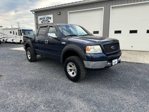 2005 Ford F-150 for sale at PEAK VIEW MOTORS in Mount Crawford VA