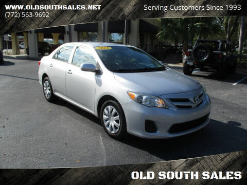 2013 Toyota Corolla for sale at OLD SOUTH SALES in Vero Beach FL