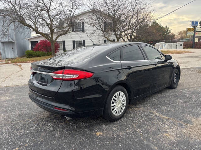 2017 Ford Fusion for sale at DECKER AUTO SALES in Bay City, MI