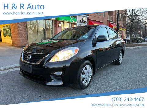 2014 Nissan Versa for sale at H & R Auto in Arlington VA