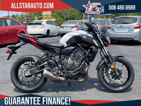 2018 Yamaha MT-07 for sale at All Star Auto  Cycle in Marlborough MA