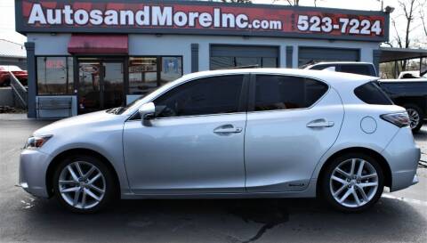 2015 Lexus CT 200h for sale at Autos and More Inc in Knoxville TN