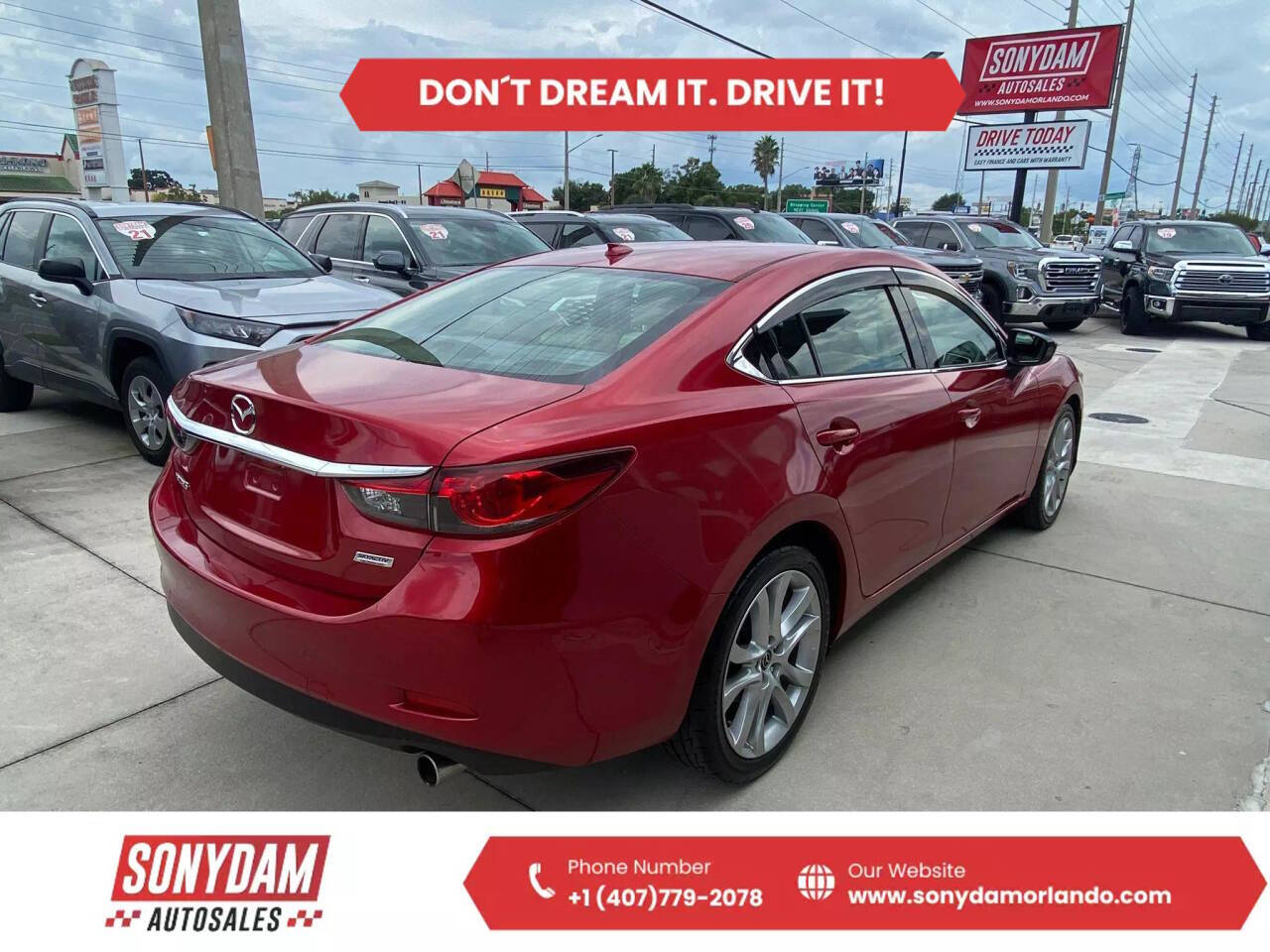 2016 Mazda Mazda6 for sale at Sonydam Auto Sales Orlando in Orlando, FL