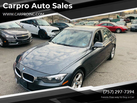 2014 BMW 3 Series for sale at Carpro Auto Sales in Chesapeake VA