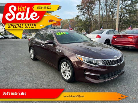 2016 Kia Optima for sale at Dad's Auto Sales in Newport News VA