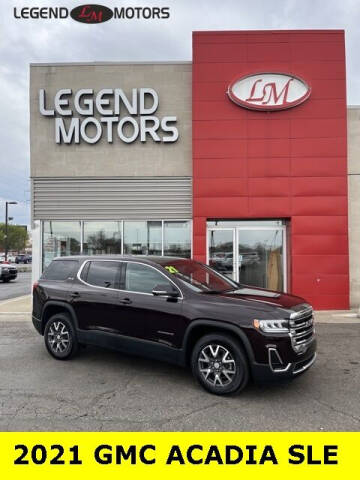 2021 GMC Acadia for sale at Legend Motors of Ferndale in Ferndale MI