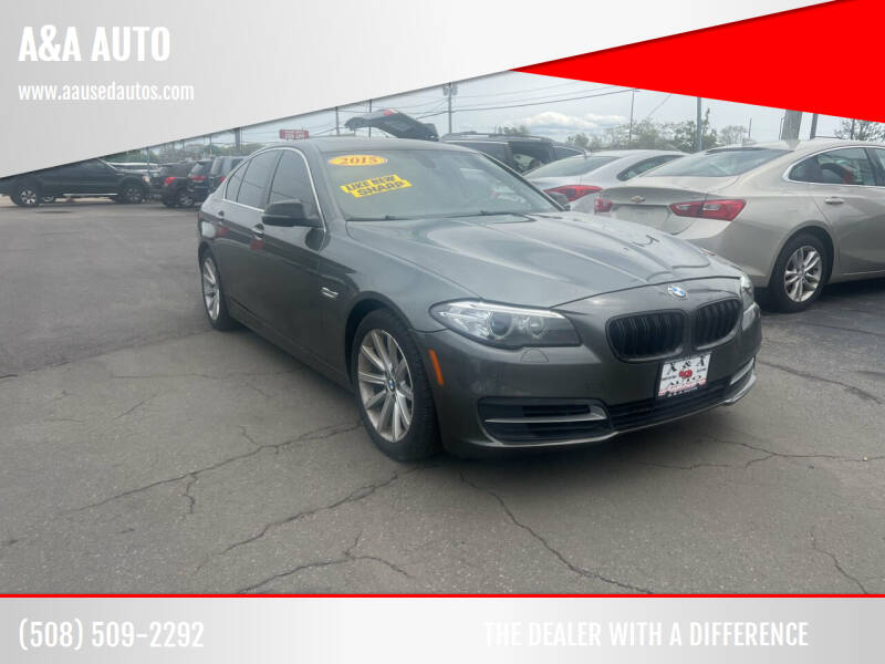 2014 BMW 5 Series for sale at A&A AUTO in Fairhaven MA