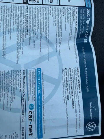 2023 Volkswagen Tiguan SE 4Motion