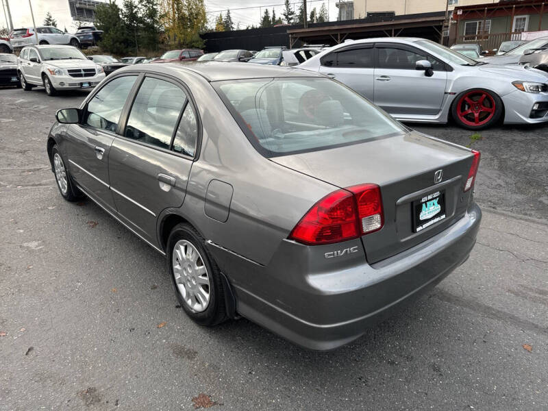 Used 2004 Honda Civic LX with VIN 2HGES16594H506793 for sale in Edmonds, WA