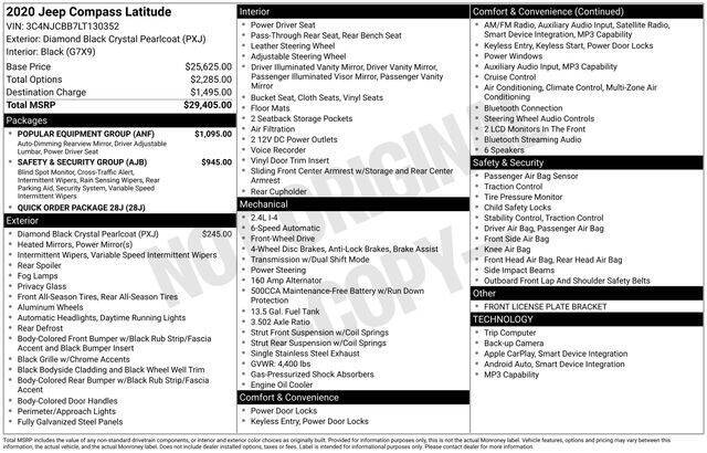 2020 Jeep Compass Latitude