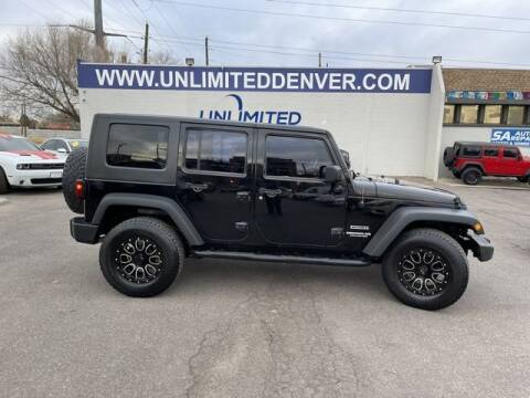 2012 Jeep Wrangler Unlimited for sale at Unlimited Auto Sales in Denver CO