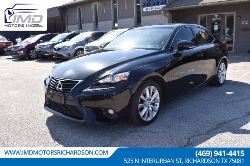 2016 Lexus IS 200t for sale at IMD Motors in Richardson TX