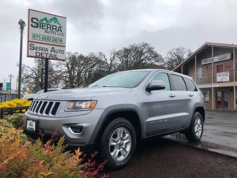2014 Jeep Grand Cherokee for sale at SIERRA AUTO LLC in Salem OR