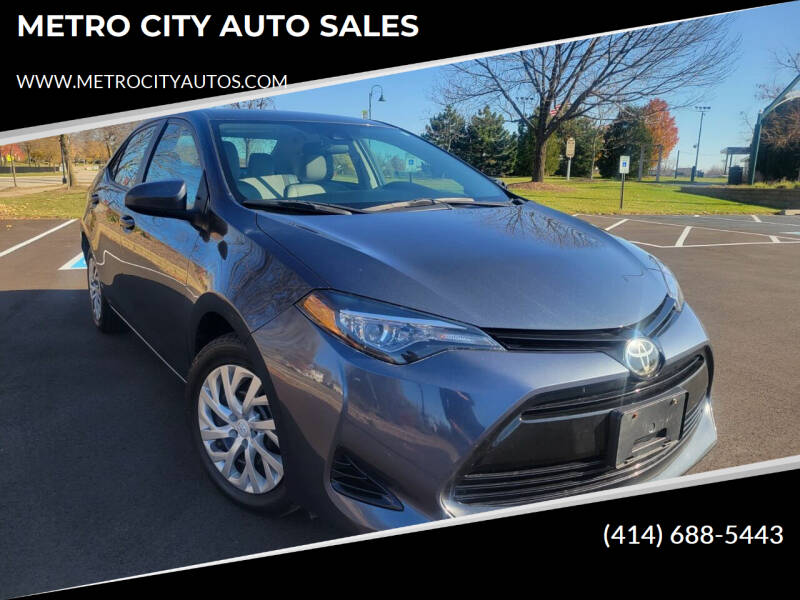 2017 Toyota Corolla for sale at METRO CITY AUTO SALES in Milwaukee WI