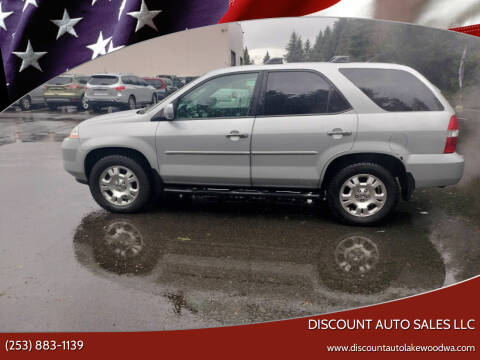 2002 Acura MDX for sale at DISCOUNT AUTO SALES LLC in Spanaway WA