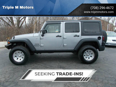 2014 Jeep Wrangler Unlimited for sale at Triple M Motors in Saint John IN