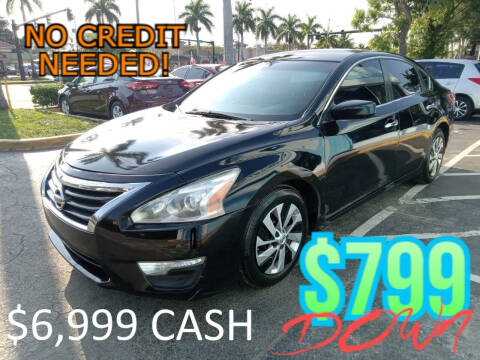 2013 Nissan Altima for sale at Blue Lagoon Auto Sales in Plantation FL