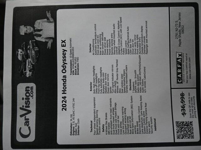2024 Honda Odyssey EX