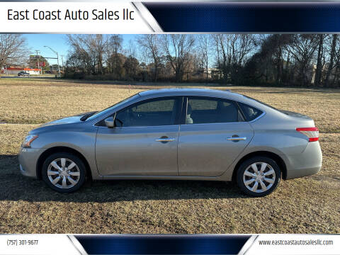 2013 Nissan Sentra for sale at East Coast Auto Sales llc in Virginia Beach VA