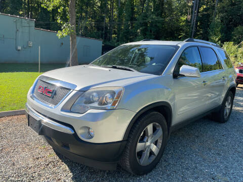 2012 GMC Acadia for sale at Triple B Auto Sales in Siler City NC