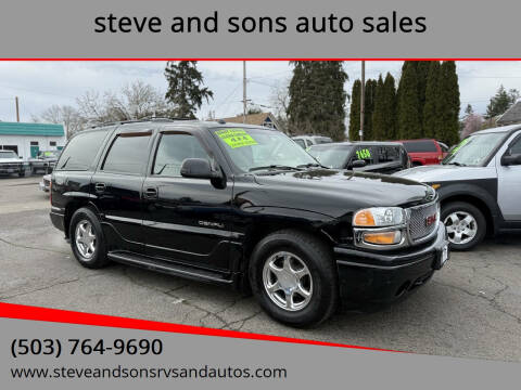 2005 GMC Yukon for sale at steve and sons auto sales - Steve & Sons Auto Sales 2 in Portland OR