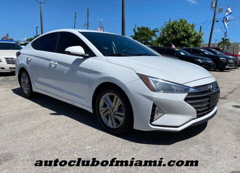 2019 Hyundai Elantra for sale at AUTO CLUB OF MIAMI, INC in Miami FL