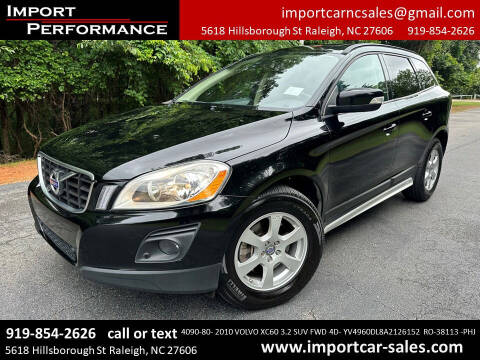 2010 Volvo XC60 for sale at Import Performance Sales in Raleigh NC