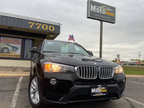 2016 BMW X3 for sale at MotoMaxx in Spring Lake Park MN
