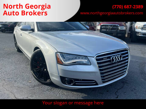 2014 Audi A8 for sale at North Georgia Auto Brokers in Snellville GA