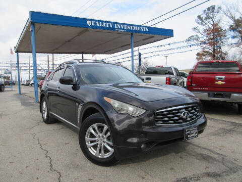 2011 Infiniti FX35 for sale at Quality Investments in Tyler TX