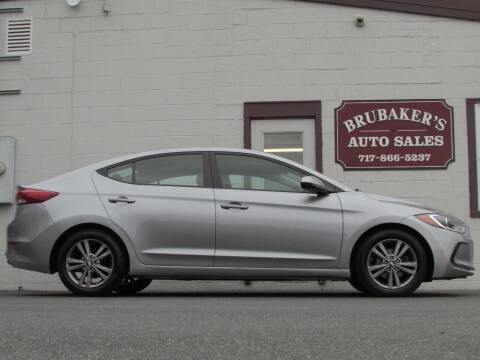 2017 Hyundai Elantra for sale at Brubakers Auto Sales in Myerstown PA