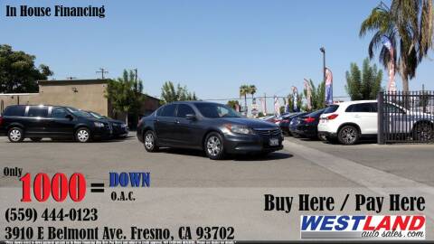 2011 Honda Accord for sale at Westland Auto Sales in Fresno CA
