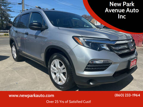 2018 Honda Pilot for sale at New Park Avenue Auto Inc in Hartford CT