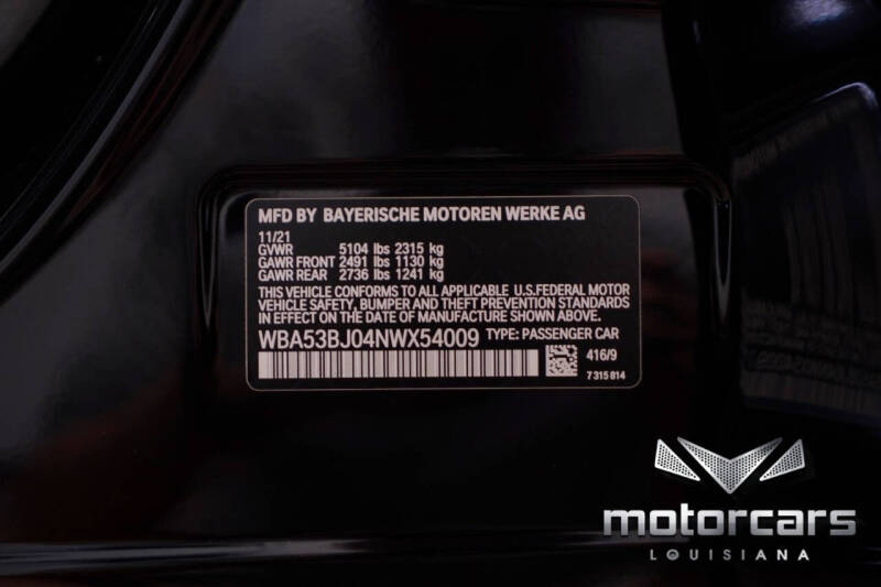 2022 BMW 5 Series 540i